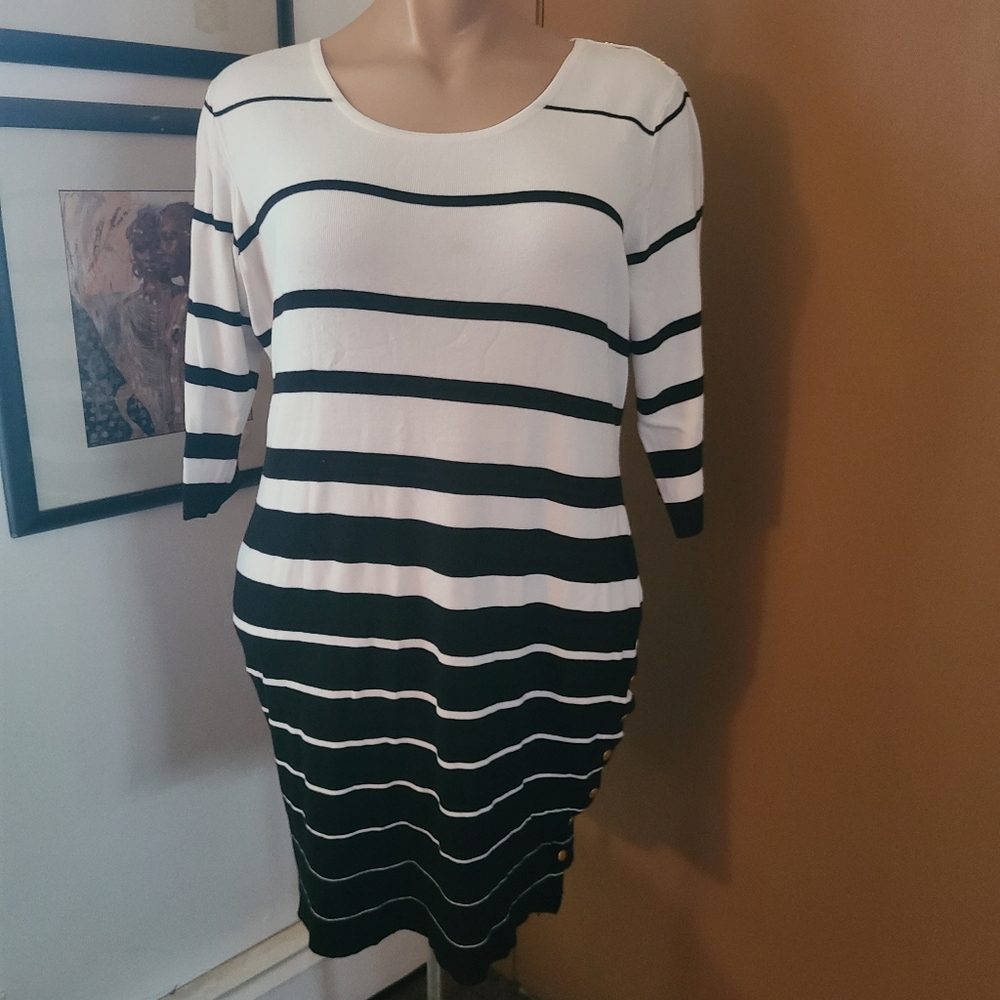 Striped Sweater Dress